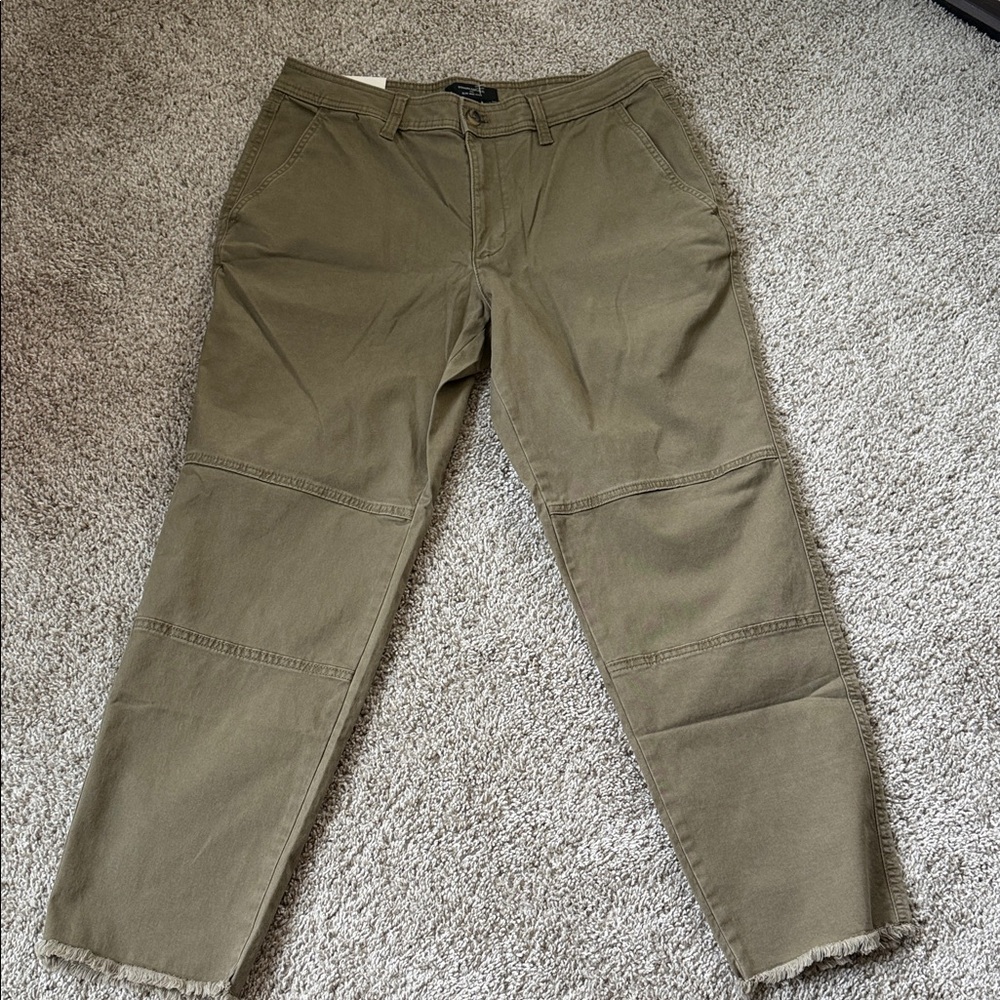 Banana Republic Slim Mid Rise Ankle Khaki Chinos NWT 8